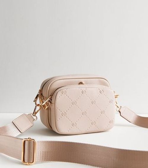 Pale Pink Double Cross Body...