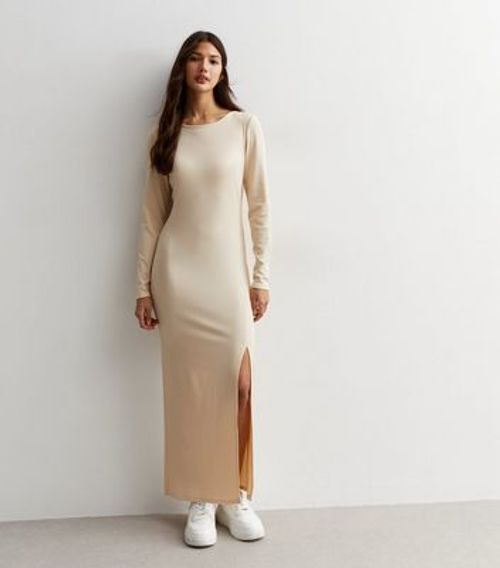 Stone Jersey Scoop Back Midi...