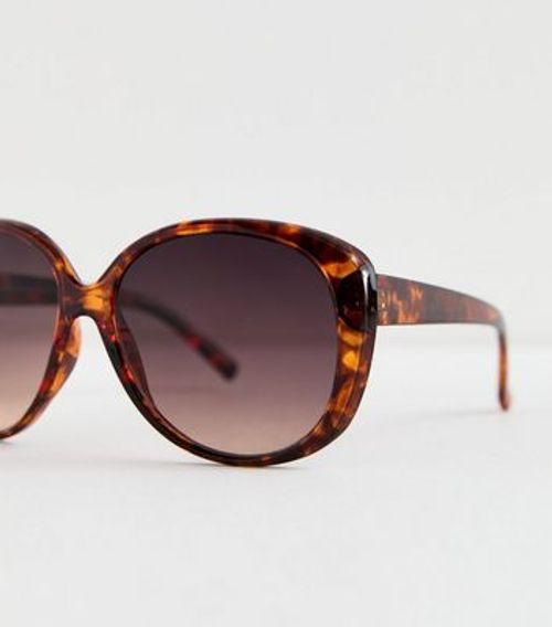 Brown Tortoiseshell Oversized...