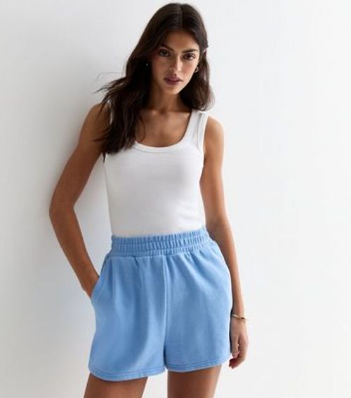 Pale Blue Jogger Shorts New...