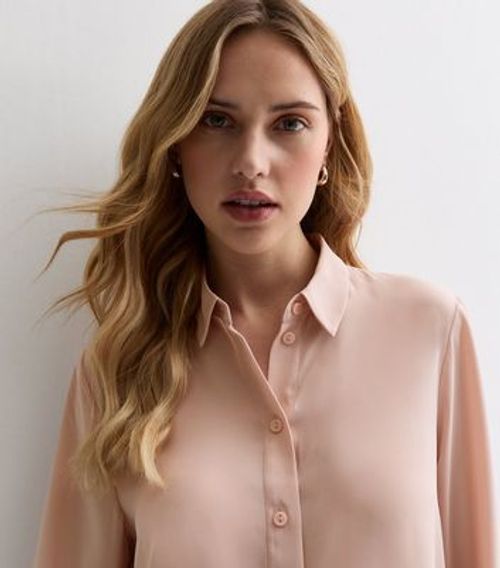 Pale Pink Long Sleeve Shirt...