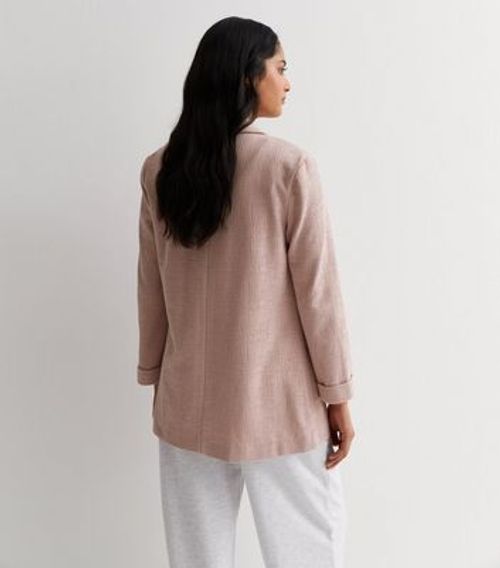 Pale Pink Textured Jersey...