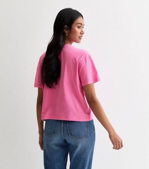 Pink Boxy Cotton T-Shirt New...