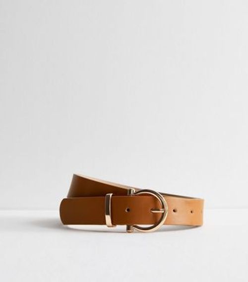 Tan Buckle Belt New Look