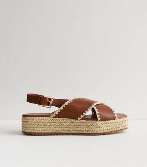 Tan Whipstitch Espadrille...