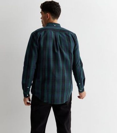 Men's Farah Dark Green Check...