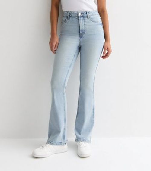 Petite Pale Blue Bootcut...