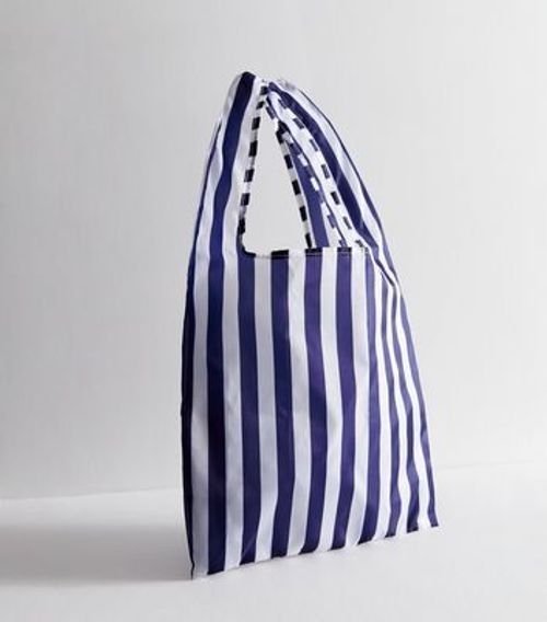 Stripe Packable Shopper Tote...