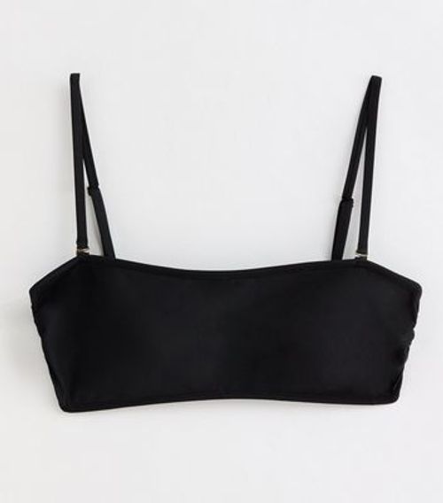 Black Bandeau Bikini Top New...