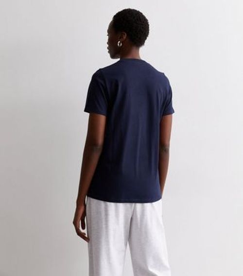 Tall Navy Cotton Crew Neck...