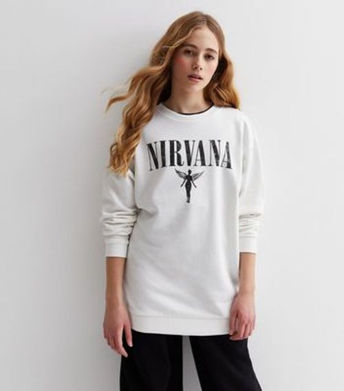 Girls Cream Nirvana Logo...