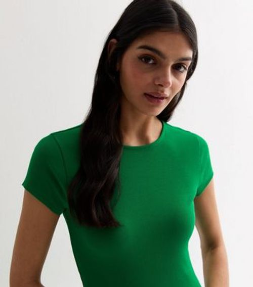 Green Stretch Cotton Bodycon...