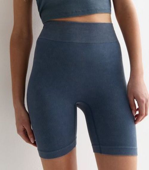 Blue Acid Wash Seamless...