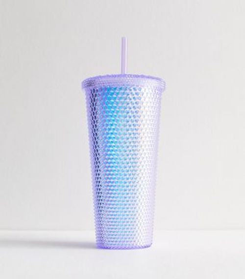 Purple Mermaid Straw Cup New...