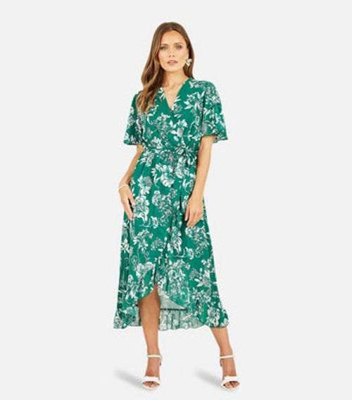 Mela Green Floral Frill...