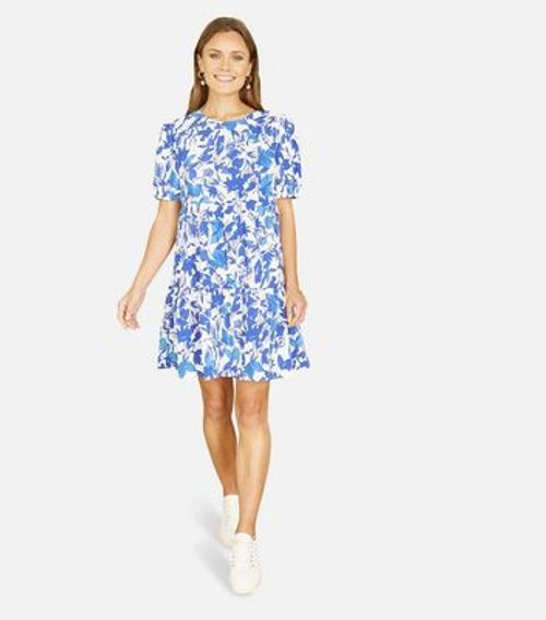 Mela Blue Floral Tunic Mini...