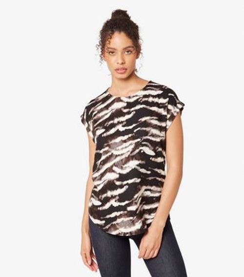 Apricot Black Zebra Print...