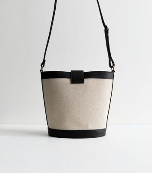 Stone Canvas Bucket Bag New...