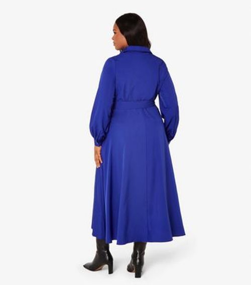 Apricot Curve Blue Midi Shirt...