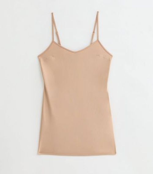 Tan Stretch Strappy Slip...