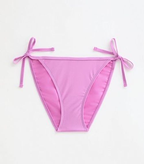 Lilac Tie Bikini Bottoms New...