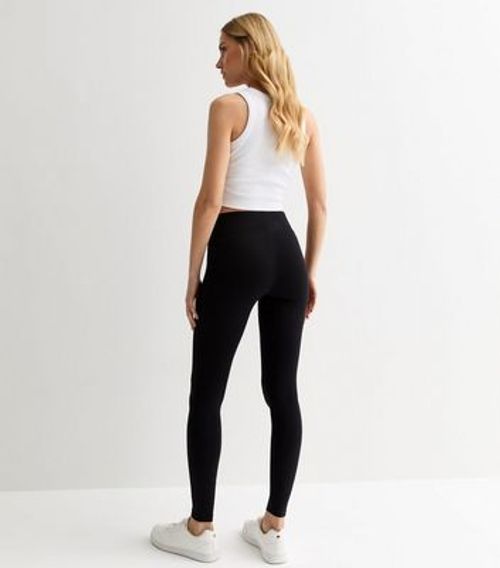 Black High Waist Leggings New...