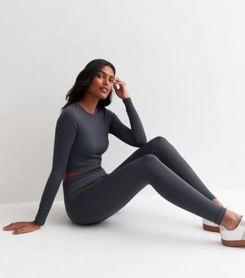 Dark Grey Seamless Leggings...