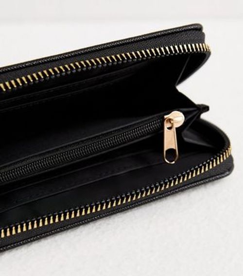 Black NL Zip Around Purse New...