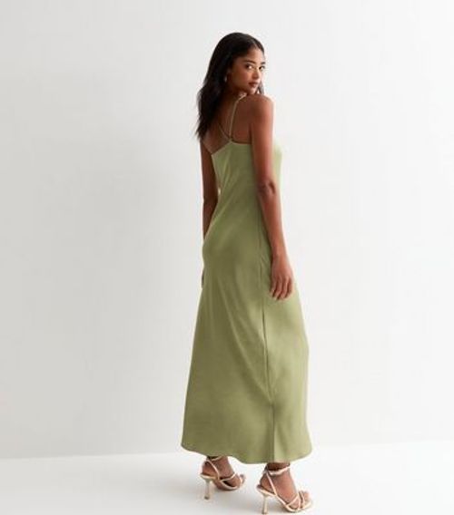 Light Green One-Shoulder...