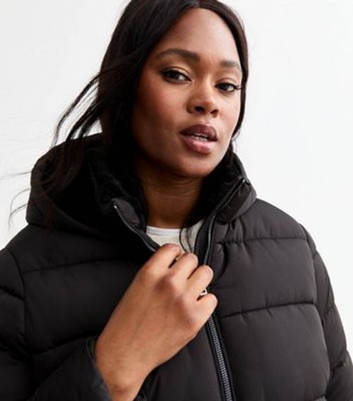 Curves Black Puffer Jacket...