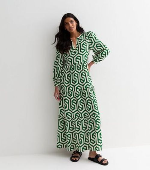 Gini London Green Abstract...