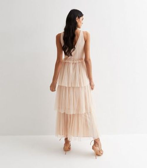 Gini London Pale Pink Beaded...
