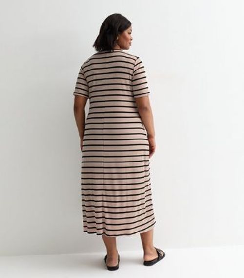 Curves Light Brown Stripe...