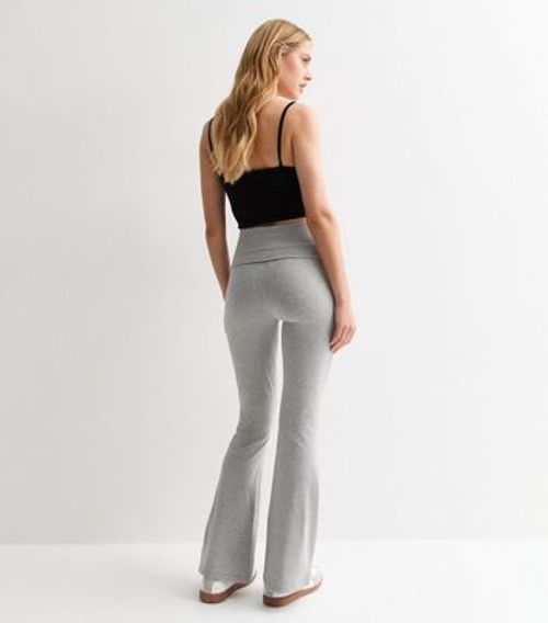 Light Grey Foldover-Waist...