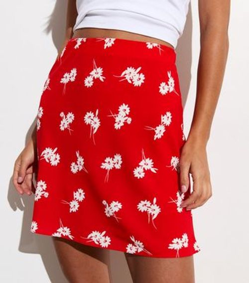 Red Ditsy Floral Printed...