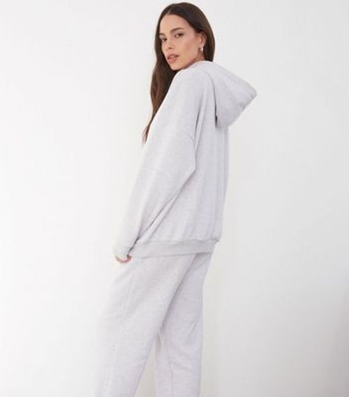 WKNDGIRL Grey Logo Oversized...