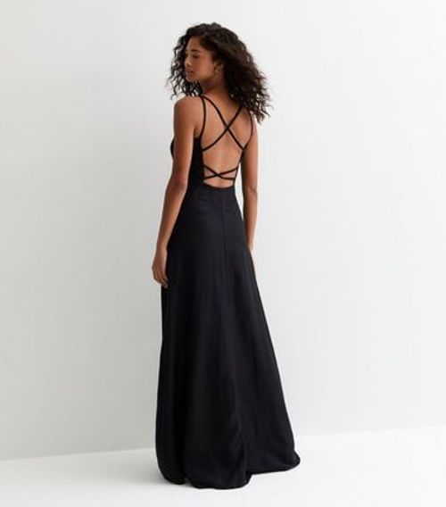 ONLY Black Strappy Maxi Dress...