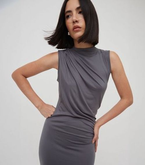 WKNDGIRL Grey Sleeveless...