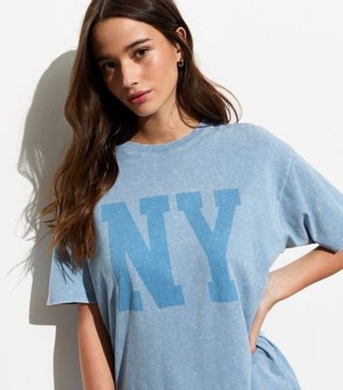 Blue NYC Print Oversized...