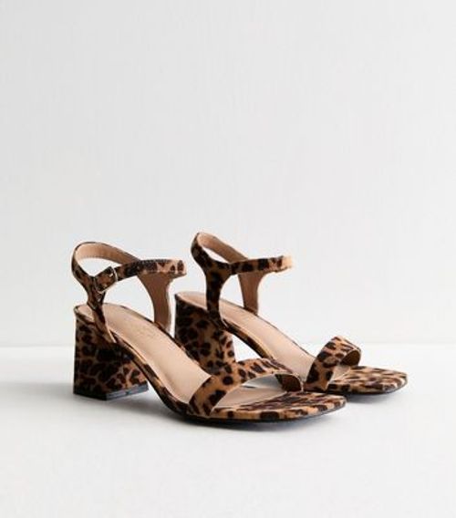 Brown Leopard Print Block...