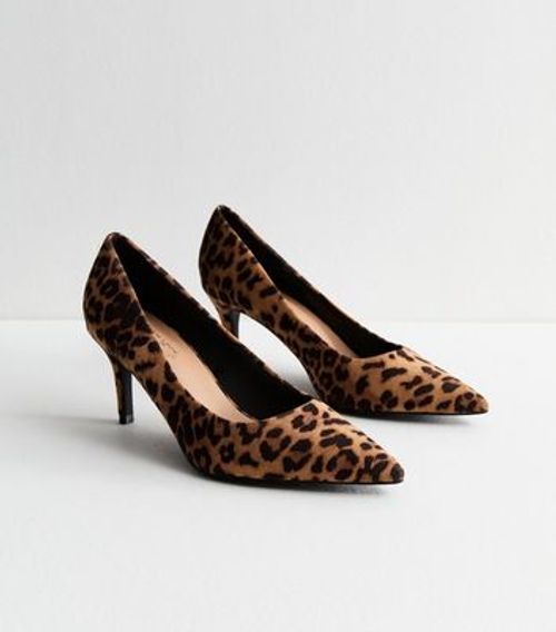 Brown Leopard Print Stiletto...