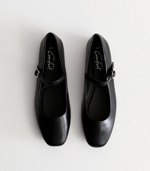 Black Mary Jane Pumps New Look