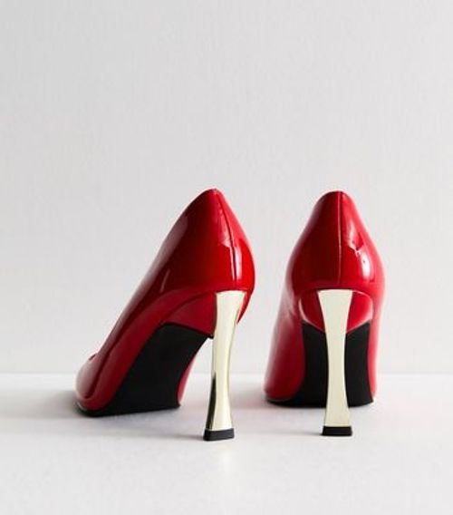 Red Patent Stiletto Heel...