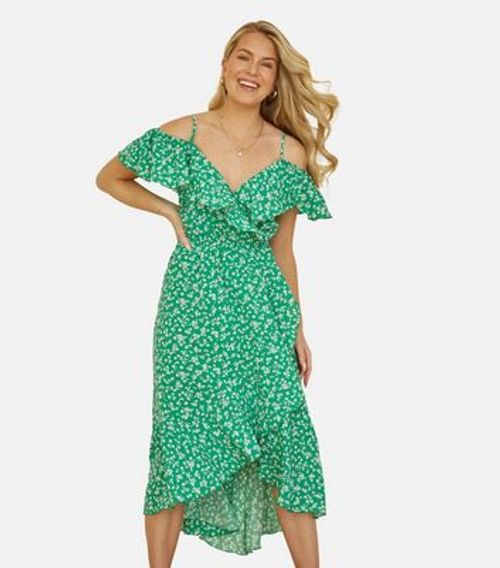 Mela Green Ditsy Floral Print...