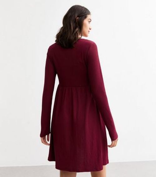 Maternity Burgundy Crinkle...