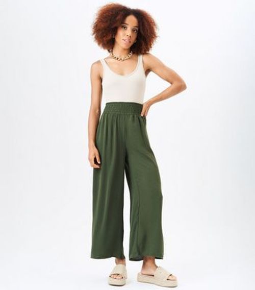 Gini London Khaki Wide Leg...