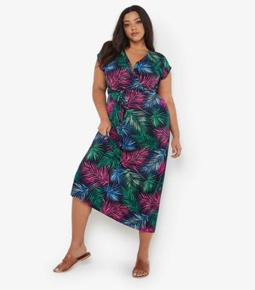 Apricot Curves Navy Tropical...