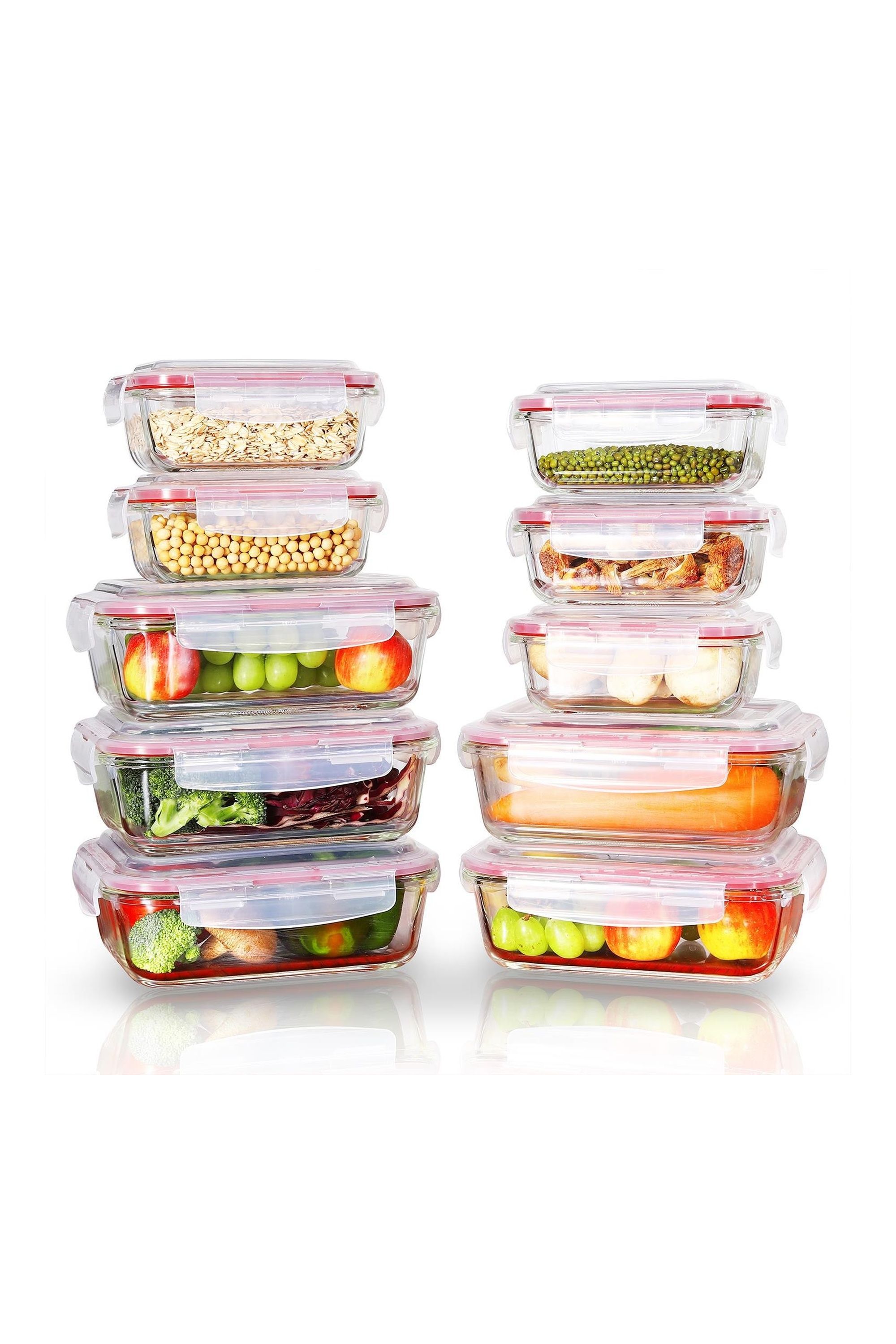 Dyzi 10 Piece Glass 1L &...