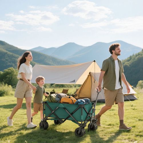 Outsunny Outdoor Cart Folding...