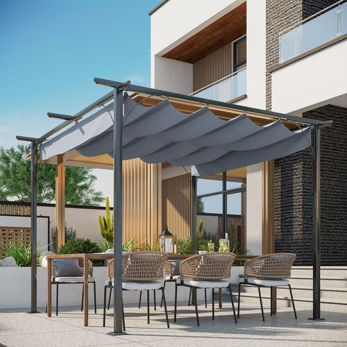 3x3m Outdoor Pergola Metal...